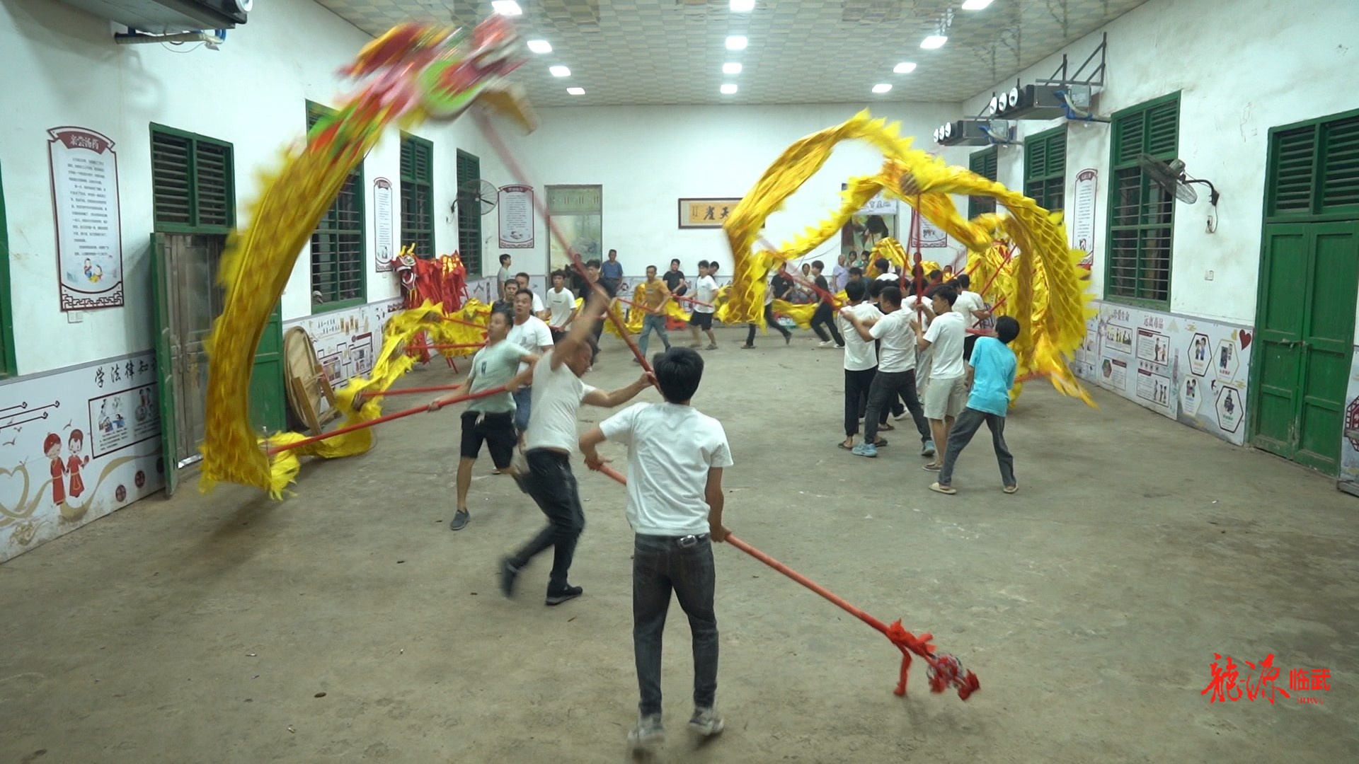 花塘石门：备战龙狮争霸赛  以“龙”为笔焕新颜