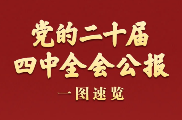 党的二十届四中全会公报一图速览