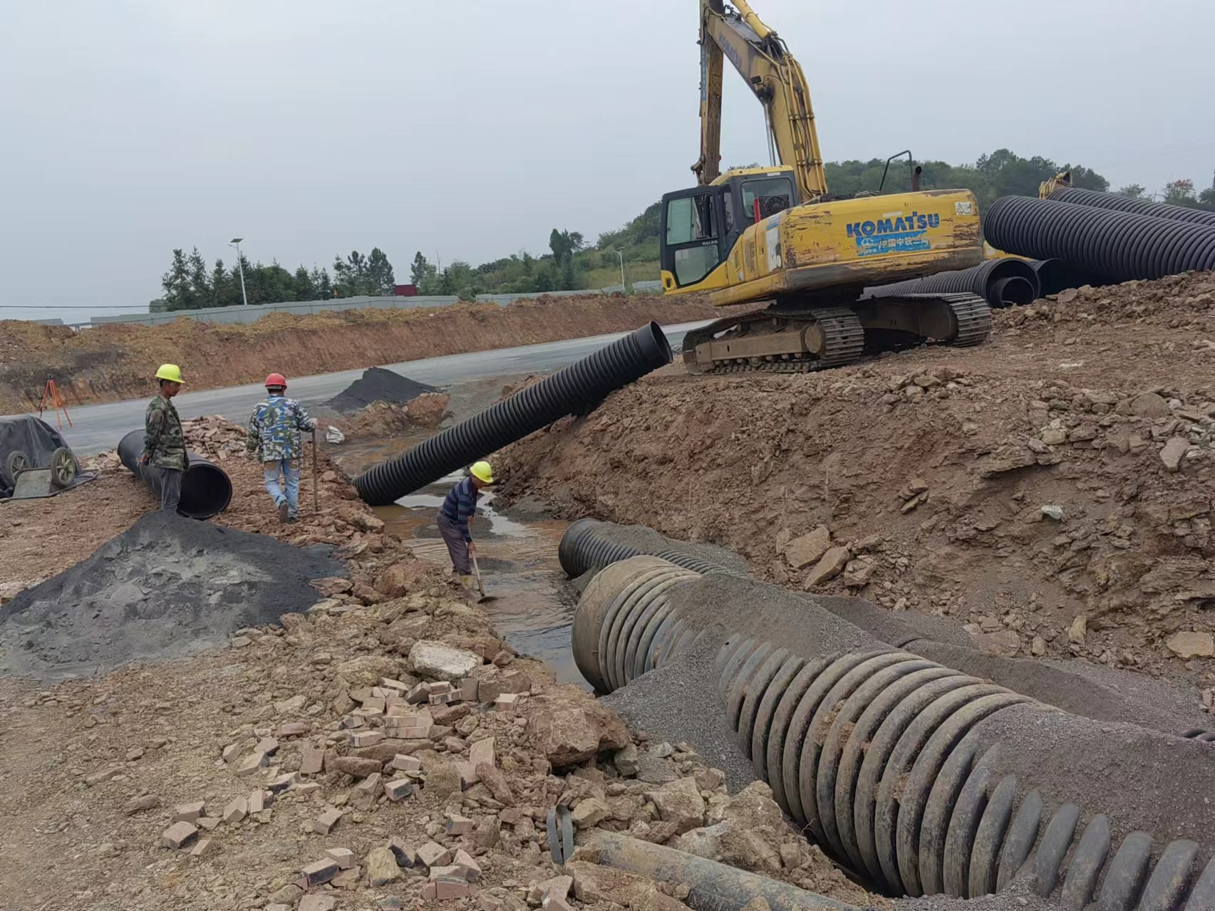 【央广网】临武发投集团国庆期间项目建设“火力全开”