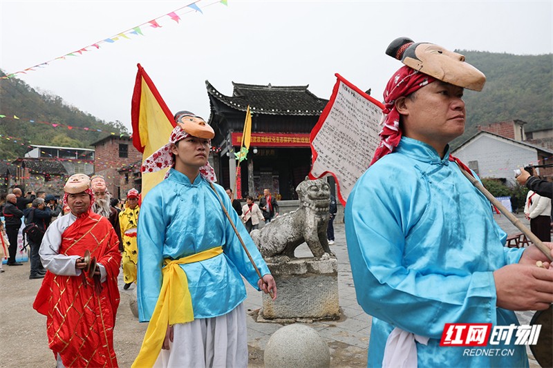 【红网时刻】组图 | 临武上演国家级非遗项目“临武傩戏” 祈福国泰民安