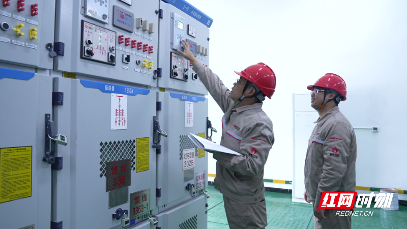 【红网时刻】郴电国际临武分公司110kV桔园变电站试运行