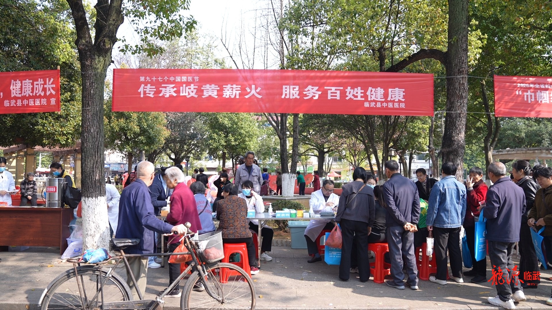 临武县中医医院举办“中国国医节”义诊活动