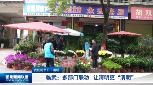 【郴州新闻联播】我们的节日·清明 临武：多部门联动 让清明更“清明”