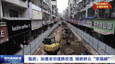 【郴州新闻联播】树立和践行正确政绩观 临武：加速老旧道路改造 铺就群众“幸福路”