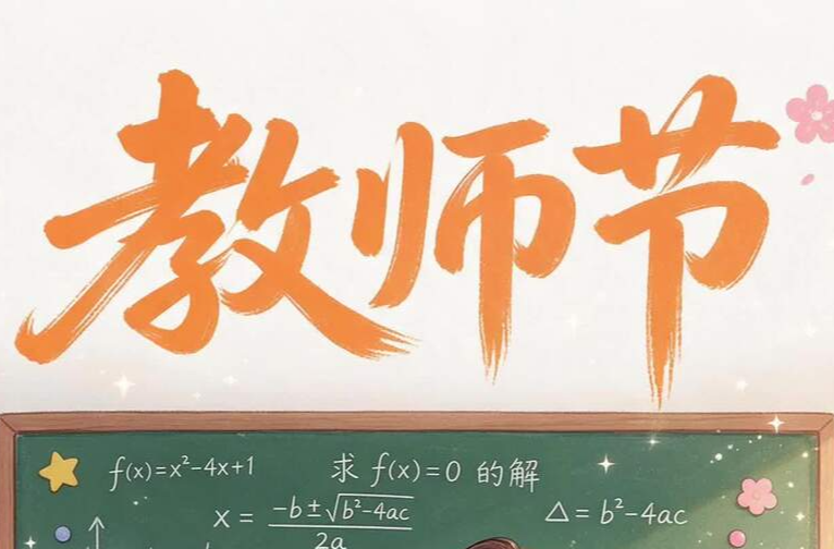 以课本为舟，渡往山河理想，教师节快乐！