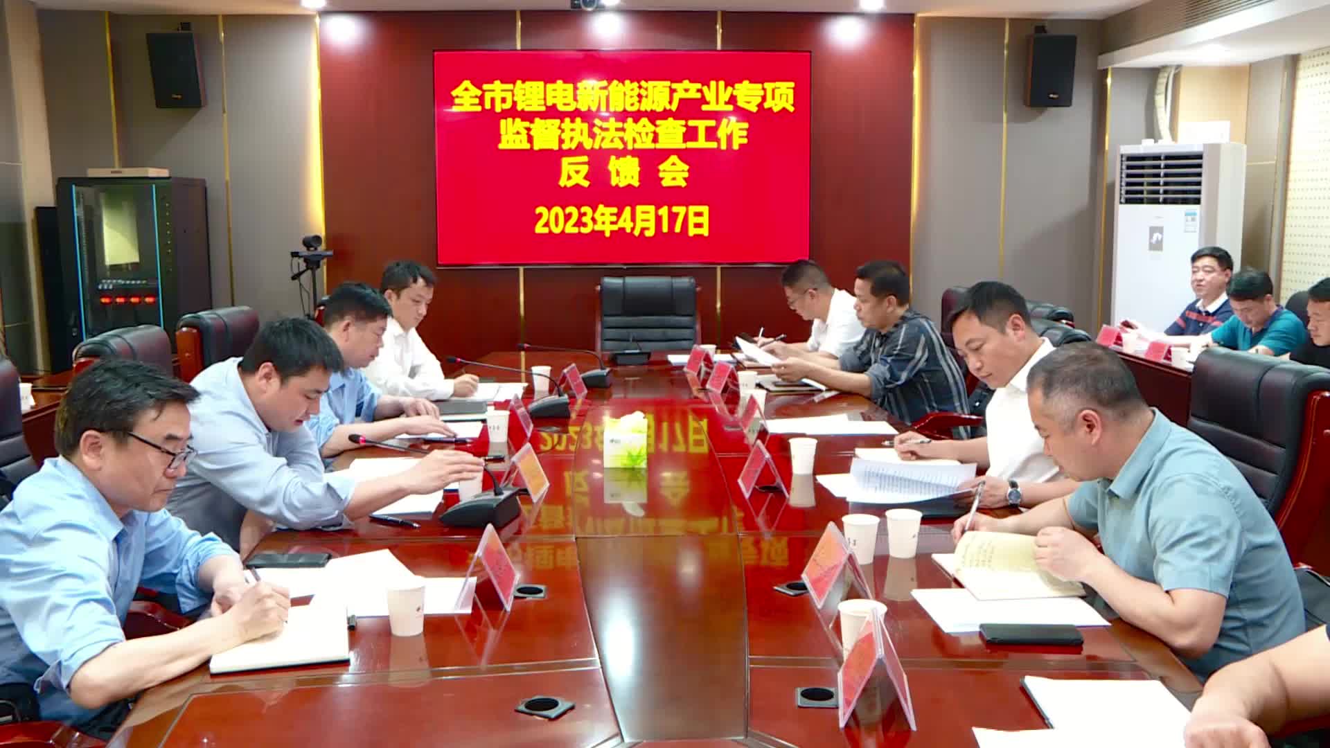 市应急管理局向临武县反馈锂电新能源产业专项监督执法检查情况