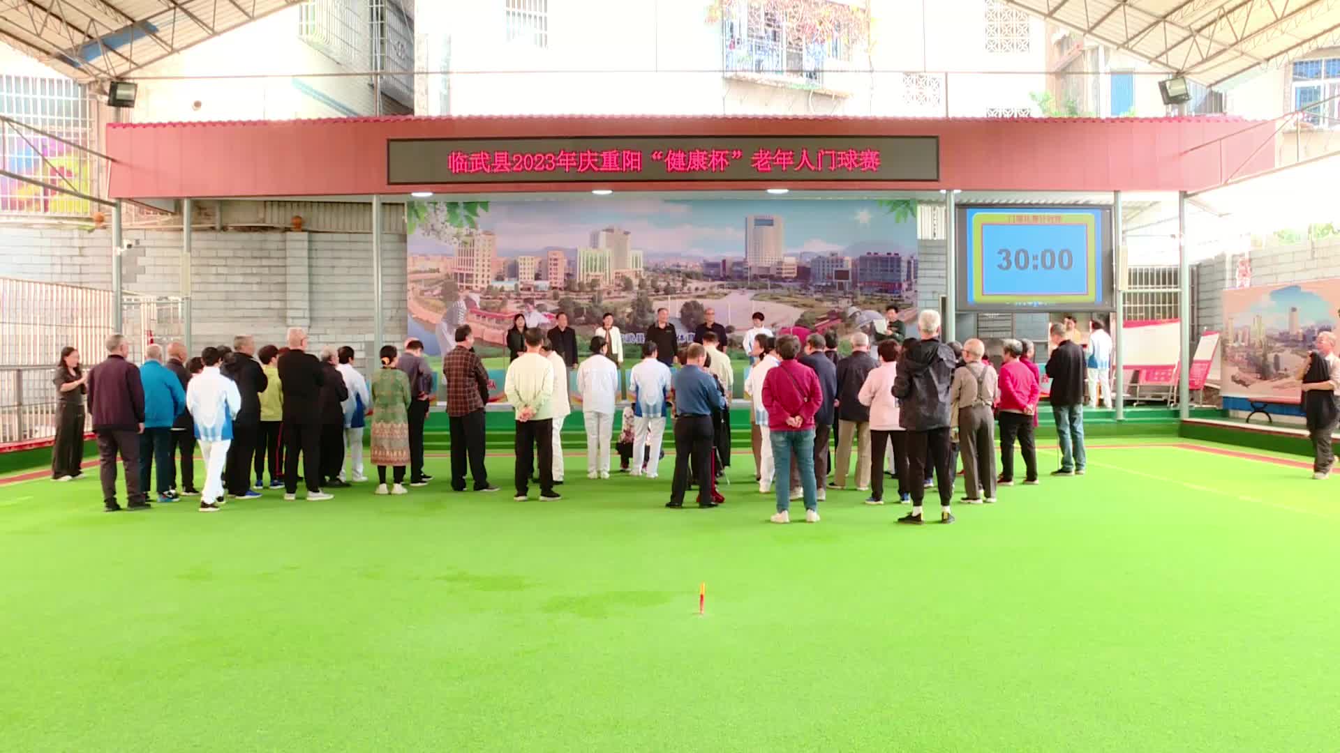 临武县2023年庆重阳“健康杯”老年人门球赛落幕