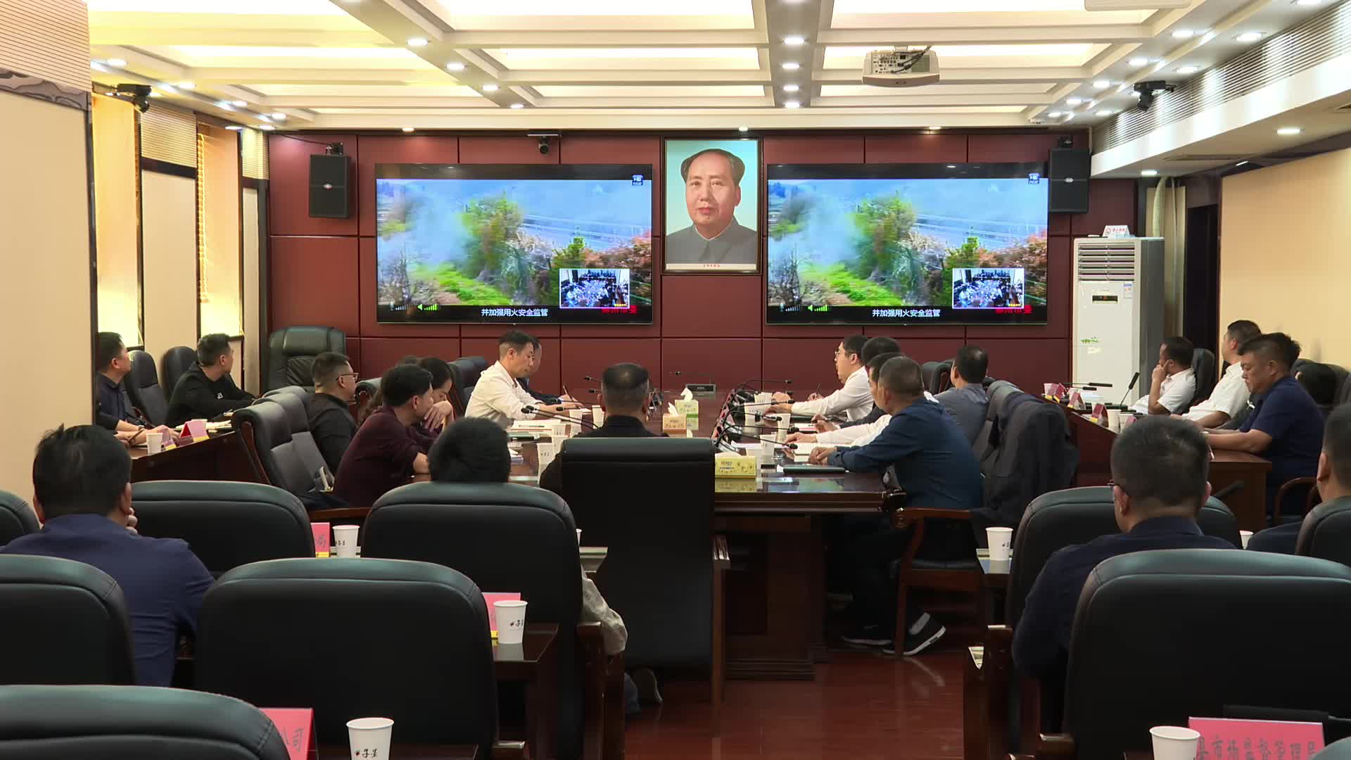 临武县组织收听收看市安委会第四次全体成员会议