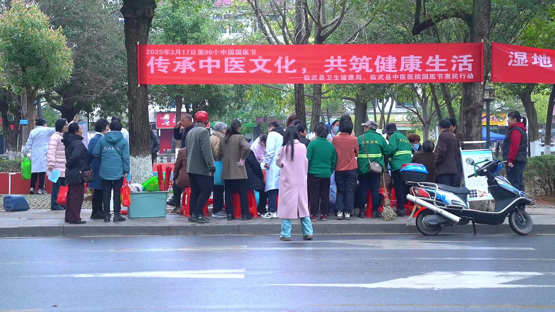 中国国医节｜临武县开展“传承中医文化 共筑健康生活”义诊活动