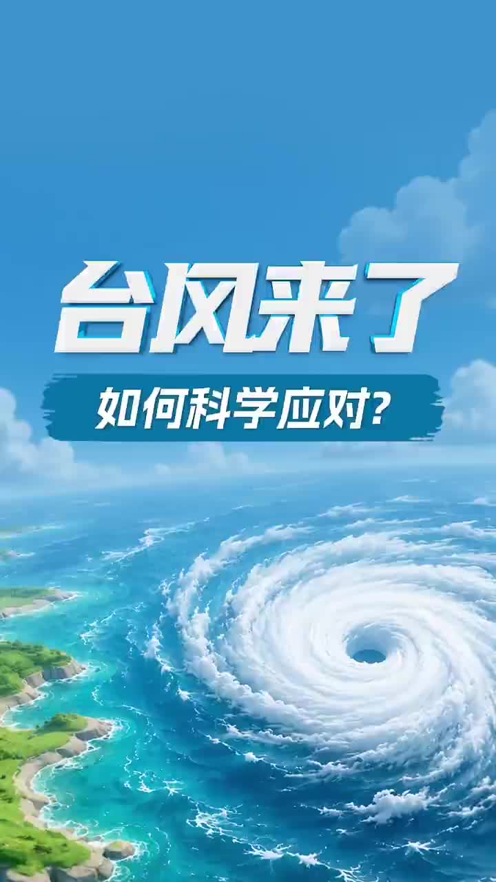 台风红霞来袭如何科学避险#读懂台风，安全防范。