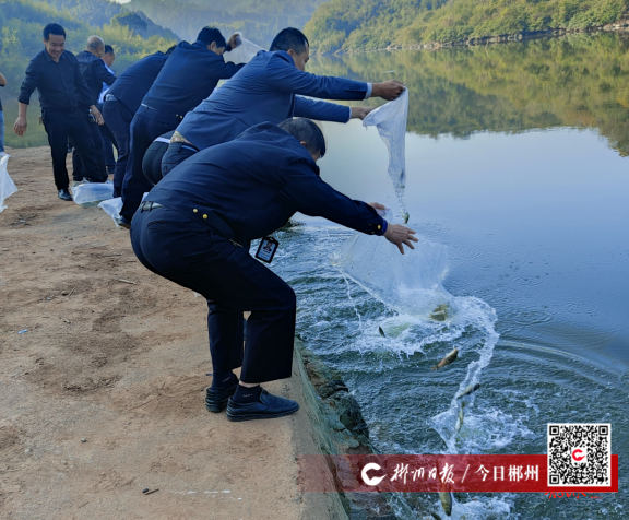 【今日郴州】临武县部门联动开展增殖放流活动