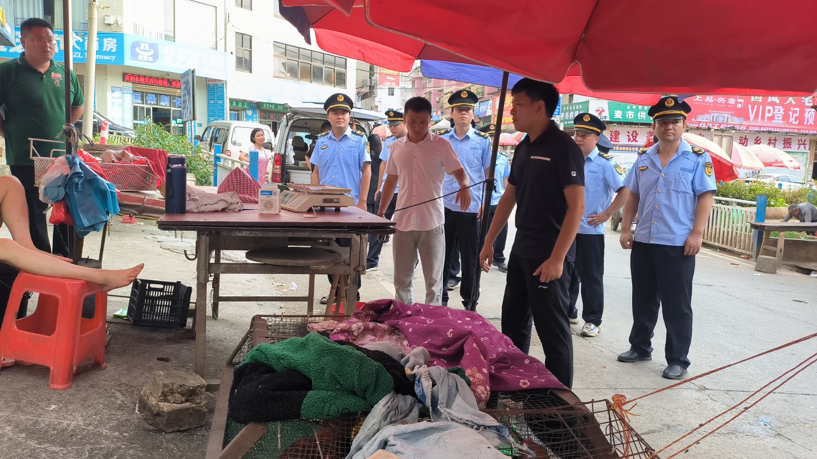 整治交通问题顽瘴痼疾 | 麦市镇：整治乱象规范市场经营秩序