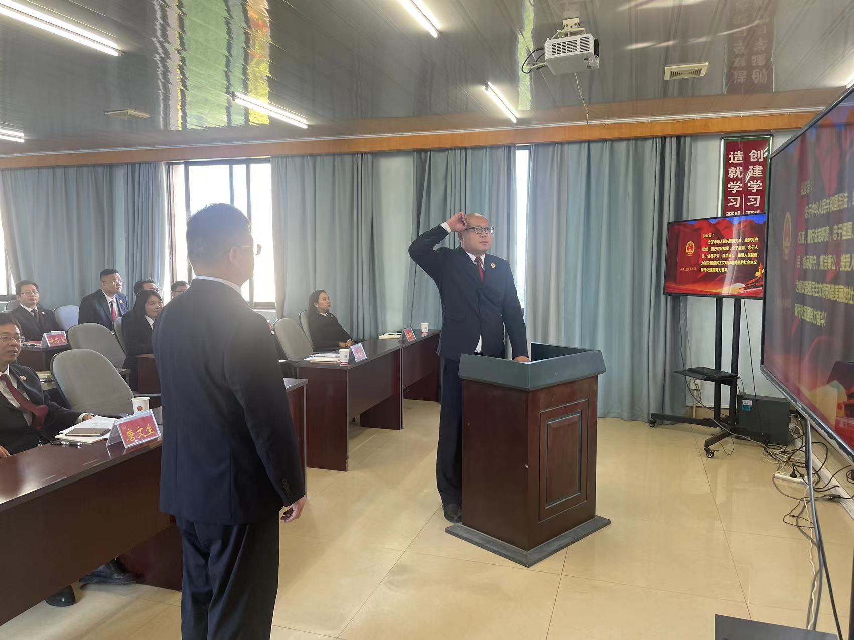 临武县人民检察院举行宪法宣誓仪式