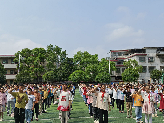 临武县汾市小学：防溺水 护安全