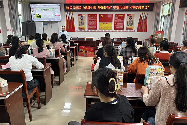 临武县妇联：“健康中国 母亲行动”巾帼大讲堂走进南岸村