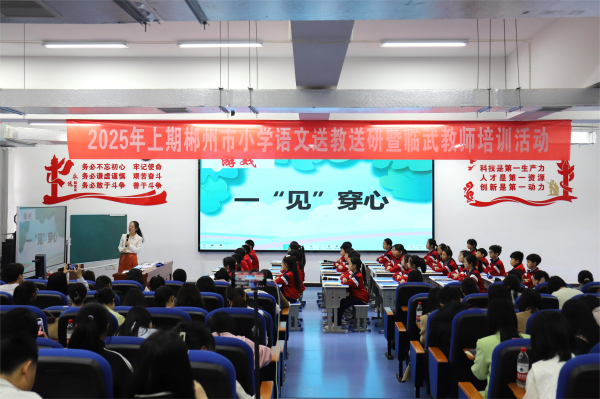 2025年郴州市小學(xué)語文送教送研活動走進(jìn)臨武