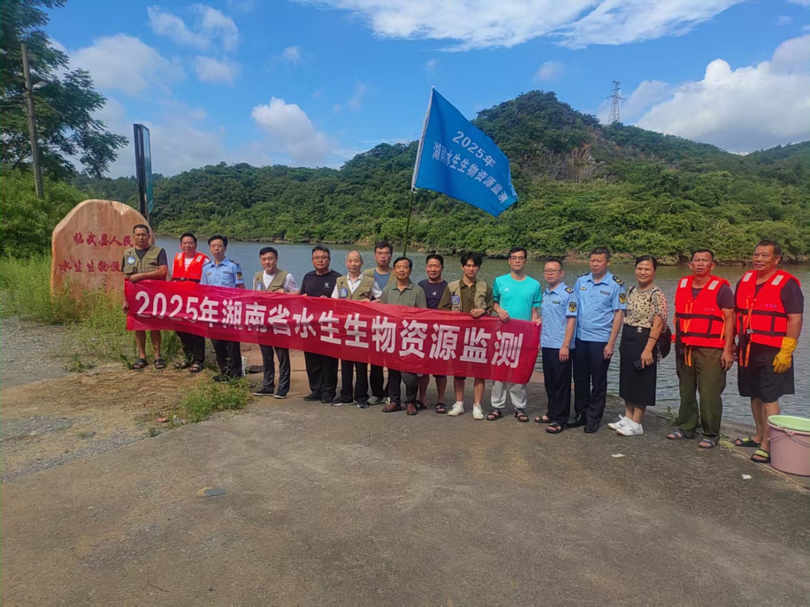 临武县武水河渔业资源监测工作全面启动