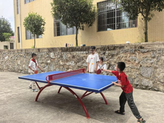 临武县同益小学：爱“乒”才会赢 挥拍逐梦庆国庆