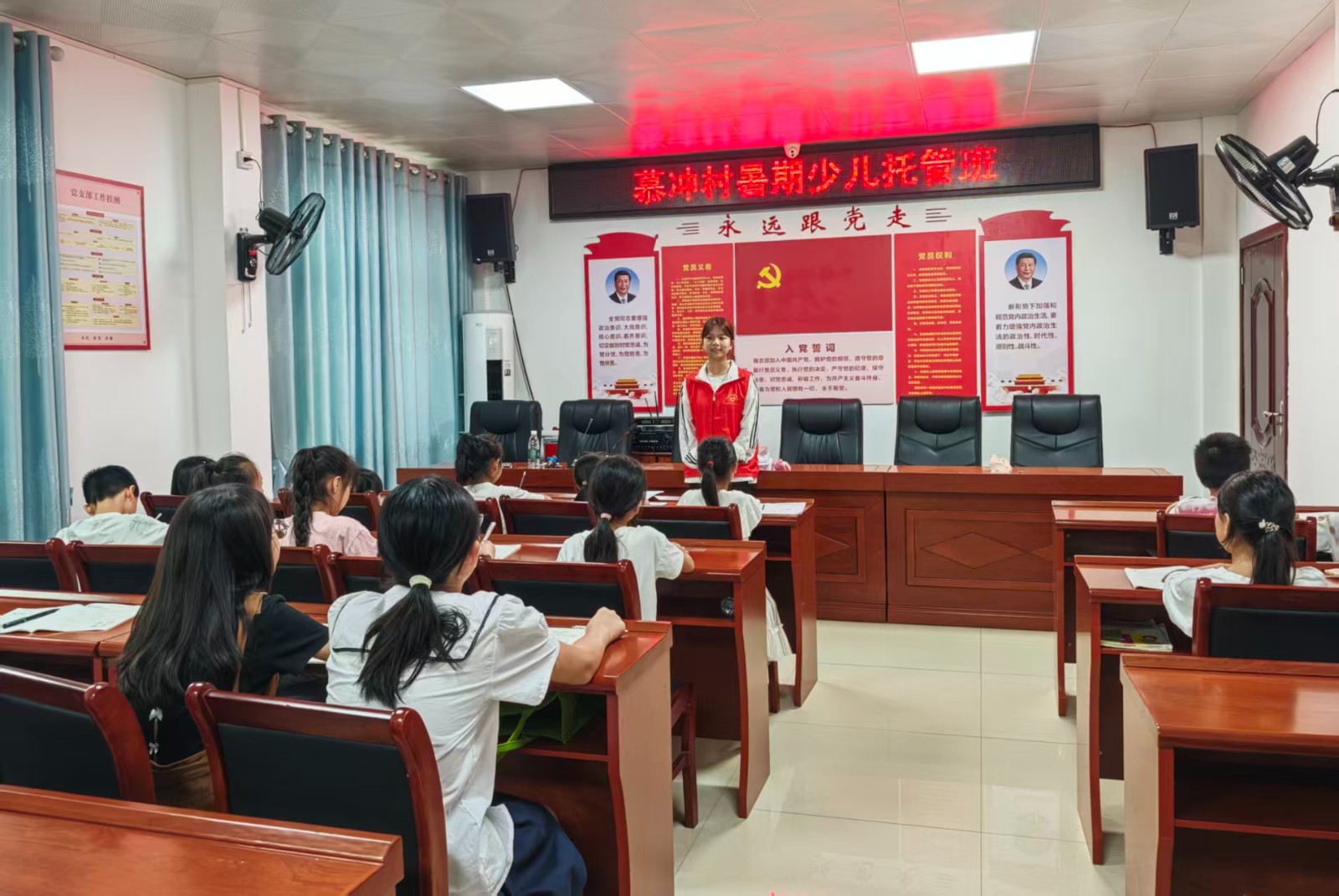 武水镇：党群阵地焕活力 青春护航伴童行
